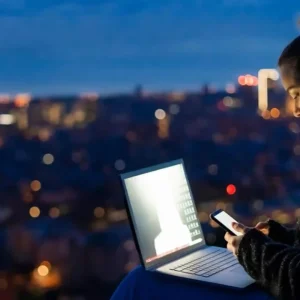 people works on the computer