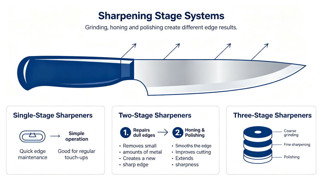 Sharpening Stages