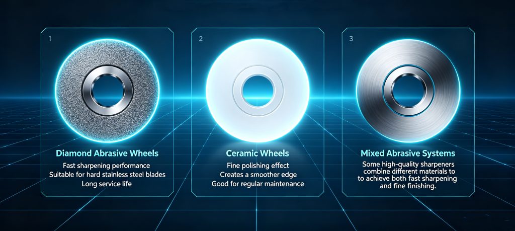 Common materials for grinding wheel