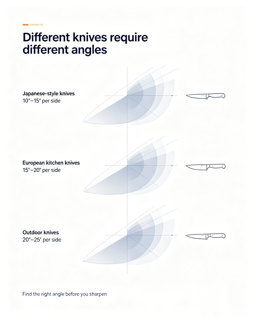 sharpen angle
