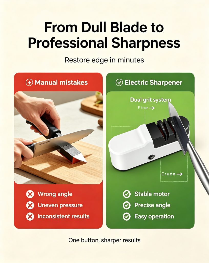 From Dull Blade to Professional Sharpness
