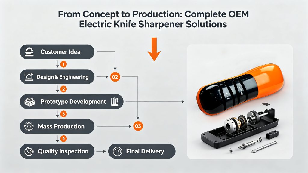 From Concept to Production: Complete OEM Electric Knife Sharpener Solutions