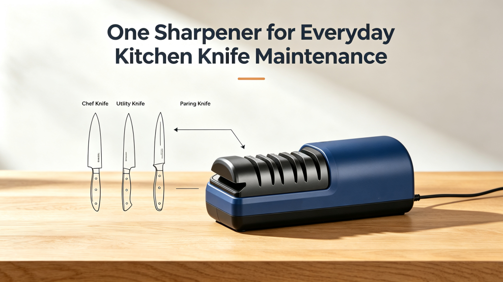 One Sharpener for Everyday Kitchen Knife Maintenance